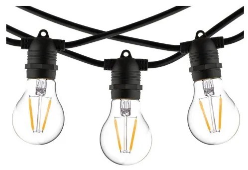 Φωτιζόμενη Γιρλάντα 10xE27 15W IP65 Μαύρο Festoon 7873 Nowodvorski-7873-Μαύρο 7873