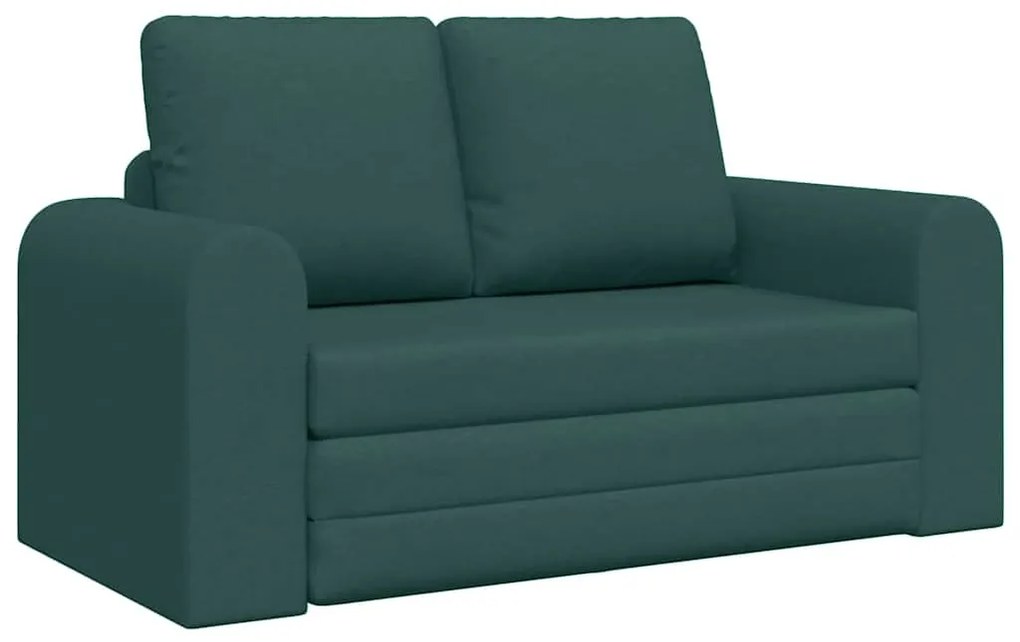 vidaXL Κρεβάτι καναπές Σκούρο πράσινο 148 x 71 x 83 εκ. ύφασμα