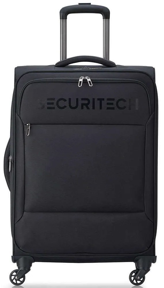 Βαλίτσα Μεσαία Securitech Expandable 400381000 66x45,5x28,5/31,5cm 71lt Black Delsey