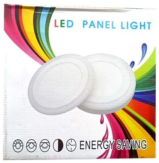 Φως πάνελ LED 18w+6W λευκό και μπλε