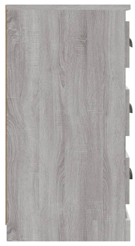 vidaXL Μπουφές Γκρι Sonoma 70x35,5x67,5 εκ. από Επεξεργασμένο Ξύλο