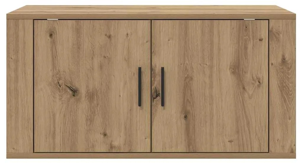 vidaXL Κρεμαστό Ντουλάπι Τηλεόρασης artisan δρυς 80 x 34.5 x 40 εκ