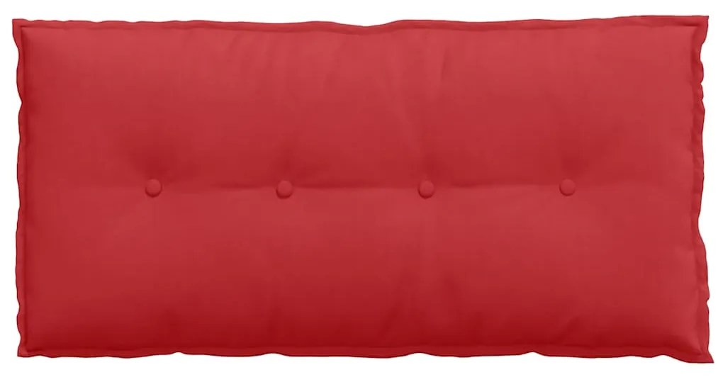 vidaXL Μαξιλάρι Πλάτης Κόκκινο 100 x 19 x 50 εκ ύφασμα