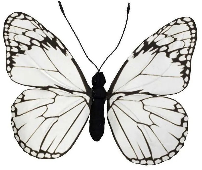 Πεταλούδα Διακοσμητική FTE332K3 80x70x7cm White Espiel Paper