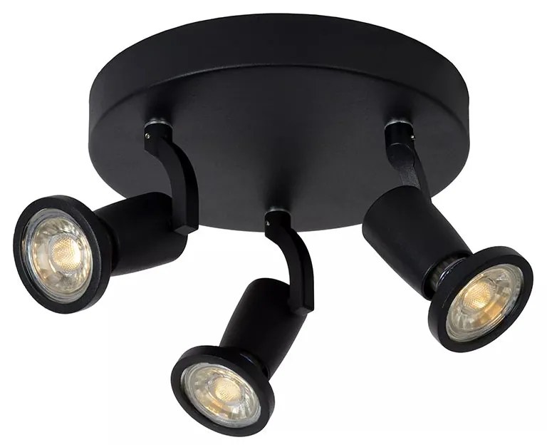 Φωτιστικό Οροφής Lucide 11903-15-30 JASTER-LED Μαύρο Ματ (Black Mat) 2700 K