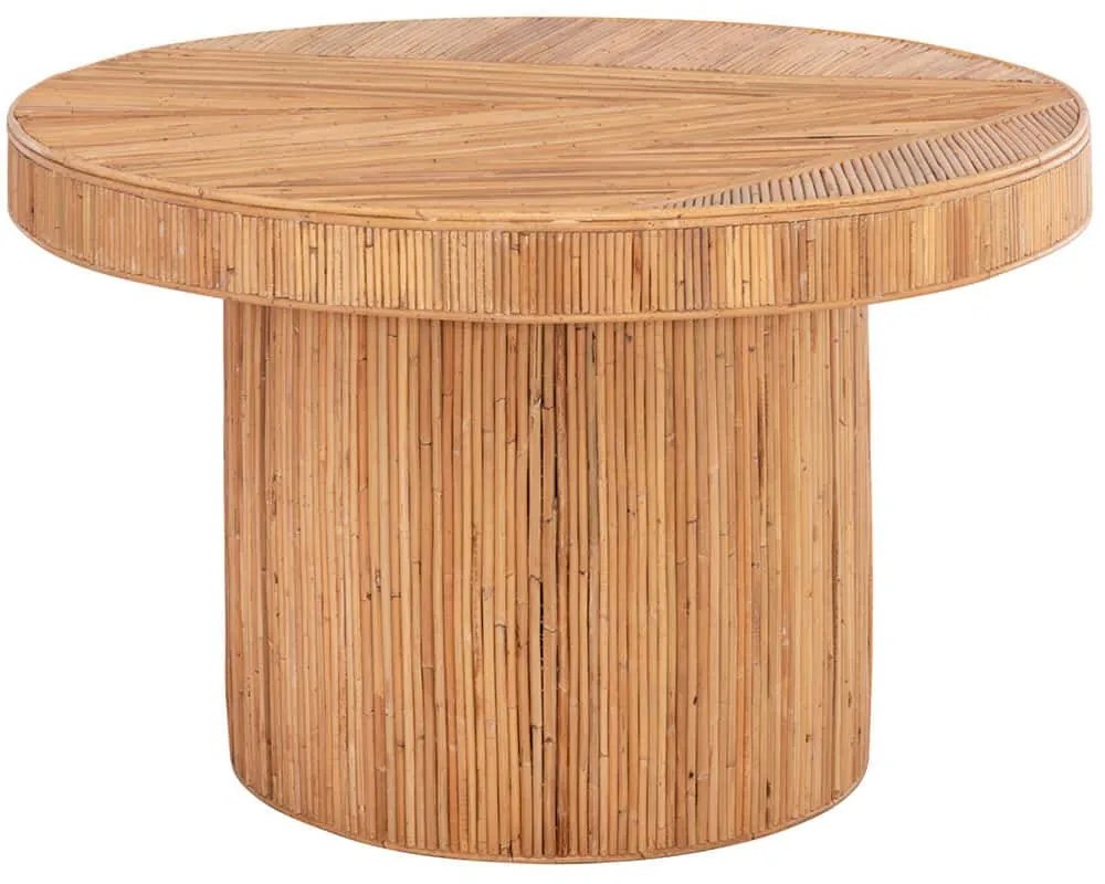 Τραπέζι Gatsby HM9884 Φ120x76cm Natural Rattan