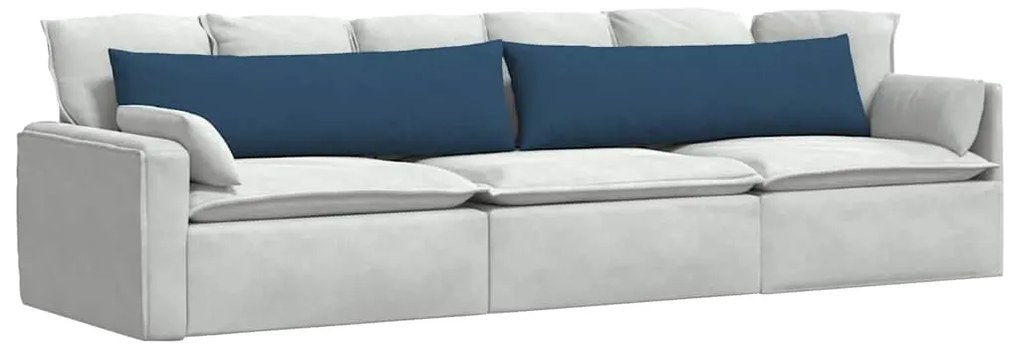 vidaXL Μαξιλάρι Καναπέ 2 pcs Μπλε 145 x 40 εκ. ύφασμα