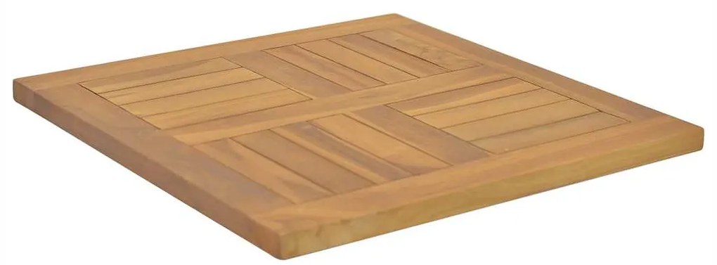 VidaXL Επιφάνεια Τραπεζιού Τετράγωνη 50 x 50 x 2,5 εκ. Μασίφ Ξύλο Teak