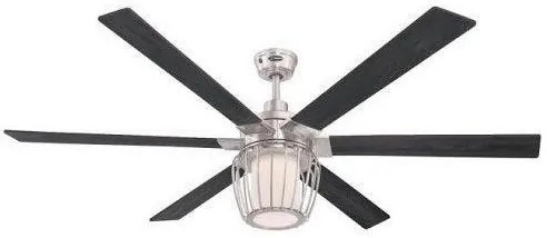 Ανεμιστήρας Οροφής 77W με φωτισμό LED Willa Westinghouse-7225040-Καφέ 7225040