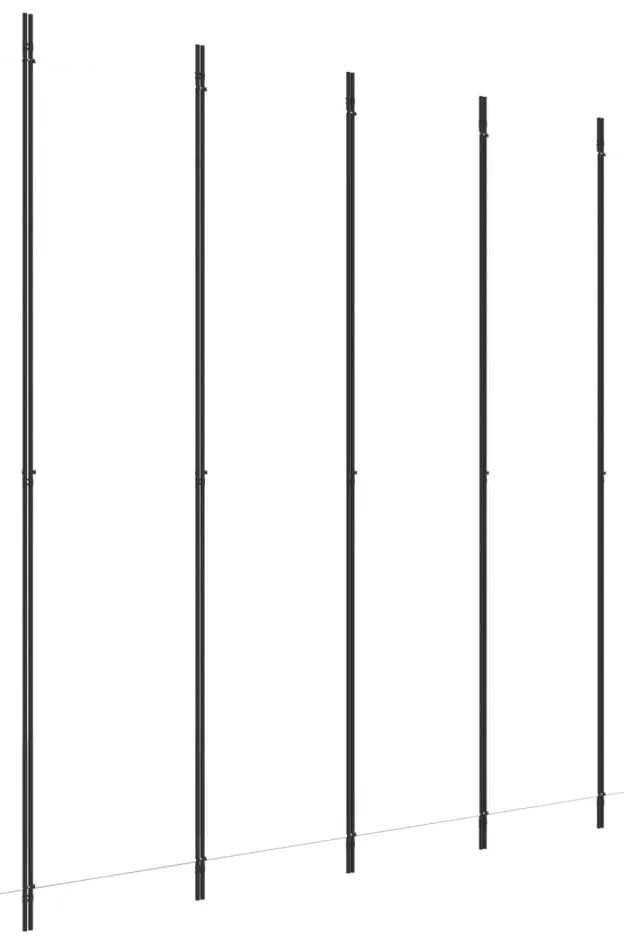 vidaXL Διαχωριστικό Δωματίου με 6 Πάνελ Λευκό 300x220 εκ. από Ύφασμα