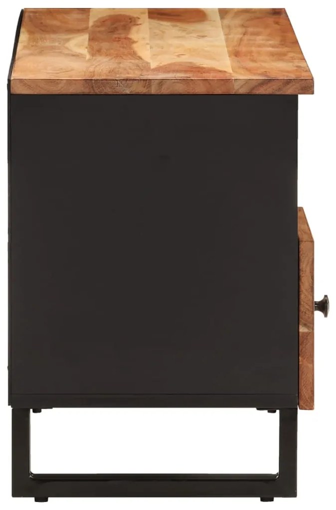 vidaXL Έπιπλο Τηλεόρασης 100x33x46 εκ. Μασίφ Ξύλο Ακακίας &amp; Επεξ. Ξύλο