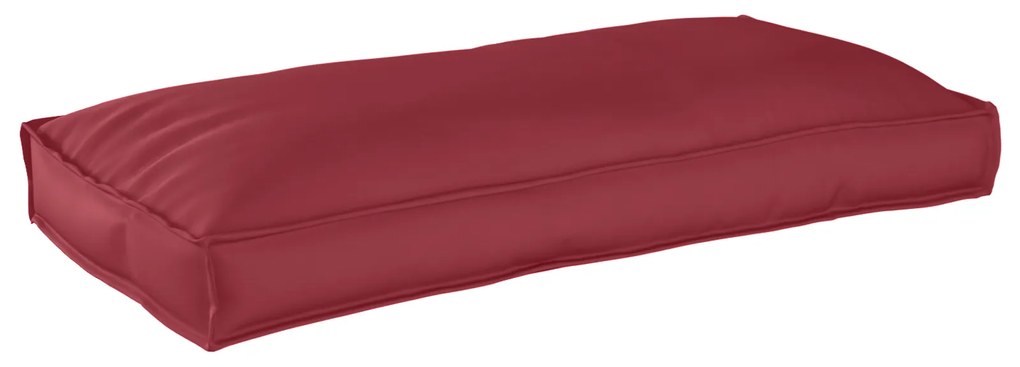 vidaXL Μαξιλάρι Πάγκου/Πλάτης Μπορντό 120 x 60 x 12 εκ. Υφάσμα Οξφόρδης