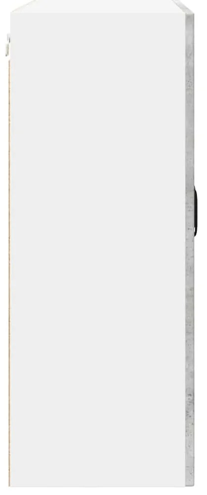 vidaXL Ντουλάπα Κουζίνας με ράφι Σκυρόδεμα Γκρι 80 x 31 x 80 εκ.