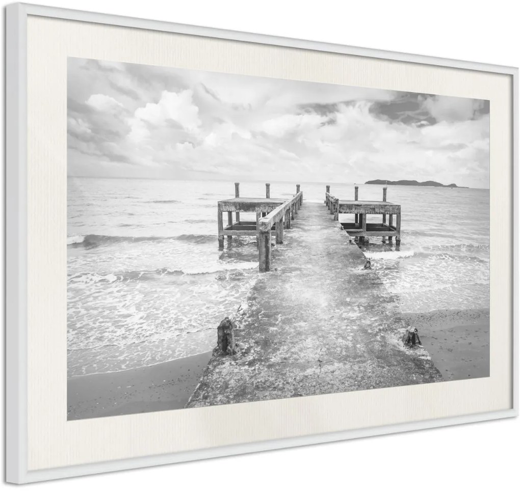 Αφίσα - Old Pier - 45x30 - Χρυσό - Χωρίς πασπαρτού