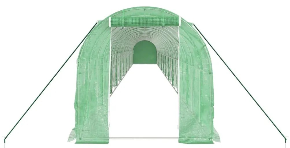 Θερμοκήπιο με Ατσάλινο Πλαίσιο Πράσινο 44 μ² 22 x 2 x 2 μ. - Πράσινο