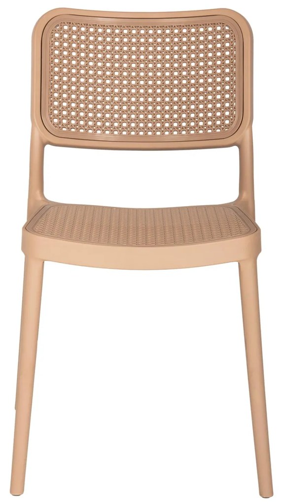 Καρέκλα MEKO C5934.03 Πολυπροπυλενίου Καπουτσίνο 51x52x80Yεκ. 51x52x80 εκ.