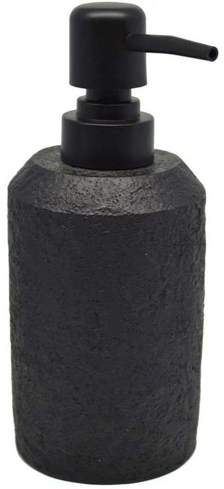 Δοχείο Κρεμοσάπουνου Cement 812851 7x7x16,5cm Black Ankor Ceramic