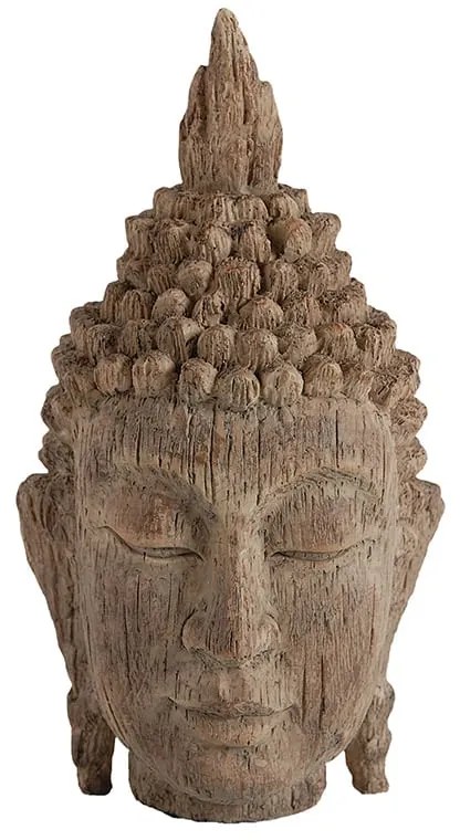 Artekko Artekko Buddha Διακοσμητικό Κεφάλι Βούδα Καφέ (11x10.9x20.3)cm 73630