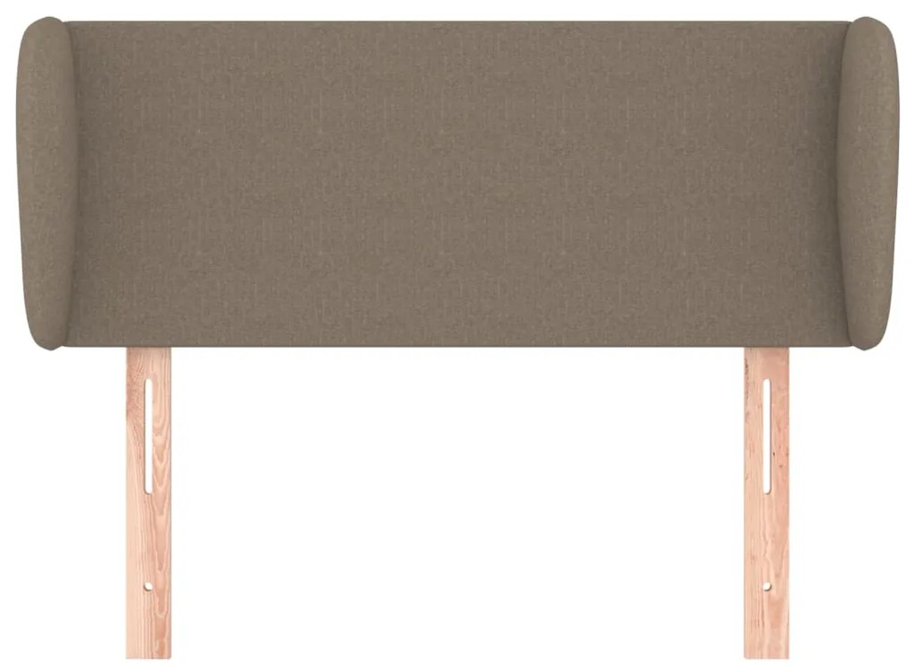 vidaXL Κεφαλάρι με Πτερύγια Taupe 93x23x78/88 εκ. Υφασμάτινο