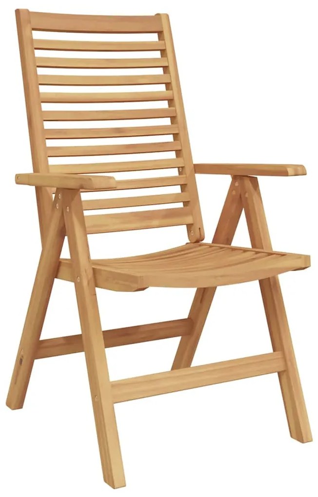 vidaXL Σέτ φαγητού για κήπο 5 pcs Καφέ Μασίφ ξύλο teak