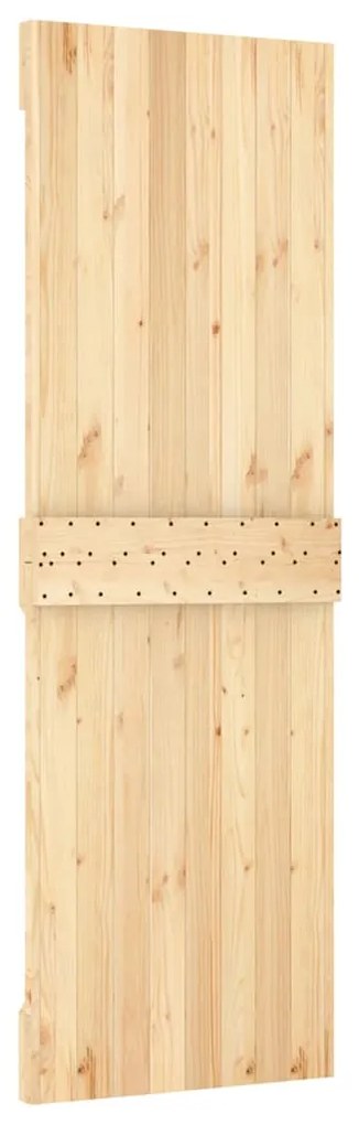 vidaXL Πόρτα NARVIK 70 x 210 εκ. από Μασίφ Ξύλο Πεύκου