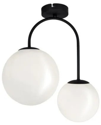 Φωτιστικό Οροφής Anouk 4228700 μαύρο λευκό Viokef-4228700-Μαύρο-Λευκό 4228700