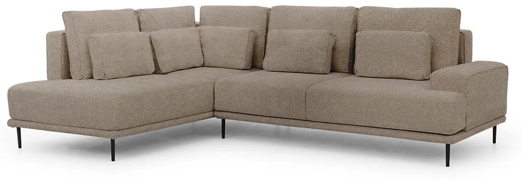 Γωνιακός καναπές Κρεβάτι NICOLE, μπέζ 277x93x200cm-Αριστερή γωνία-BOG5235