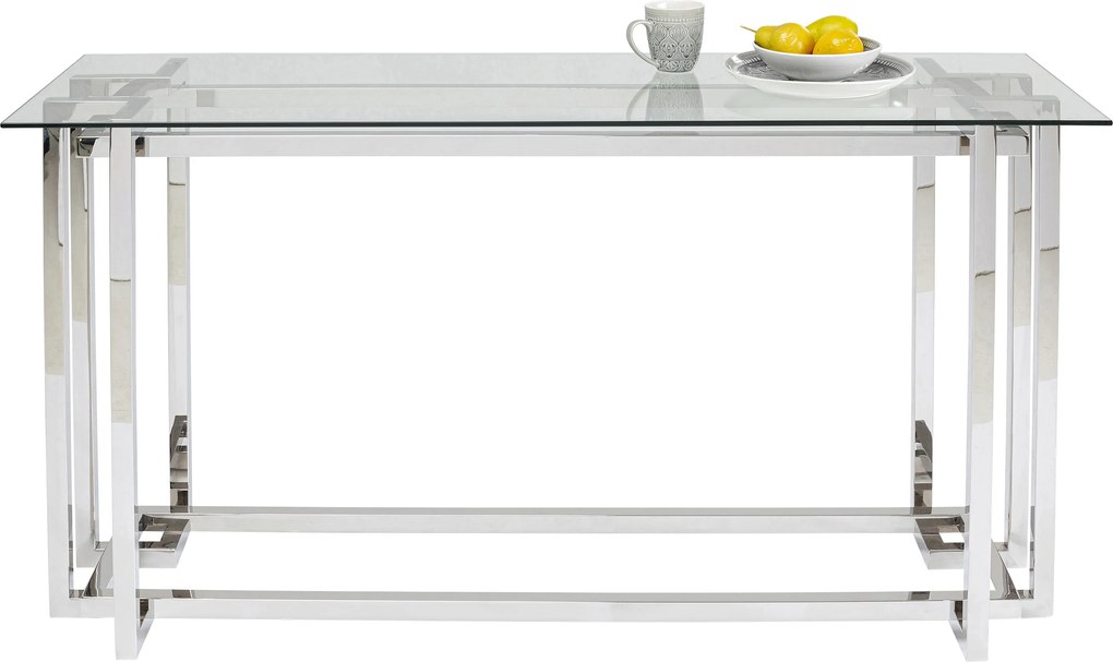 Κονσόλα Table Clara Silver 145x76 εκ. 145x48x76εκ - Ασημί