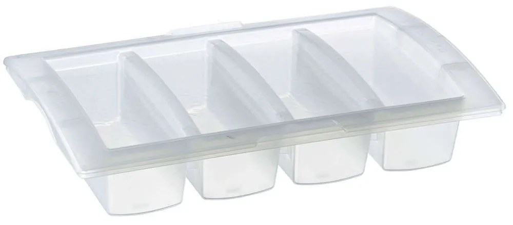 Φαγητοδοχείο 4 Θέσεων AR00099863 53x32,5x10cm White Araven Polypropylene