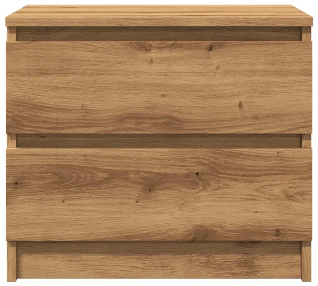 vidaXL Κομοδίνα 2 τεμ Artisan Oak 50x40x43.5 cm Κατασκευασμένο ξύλο