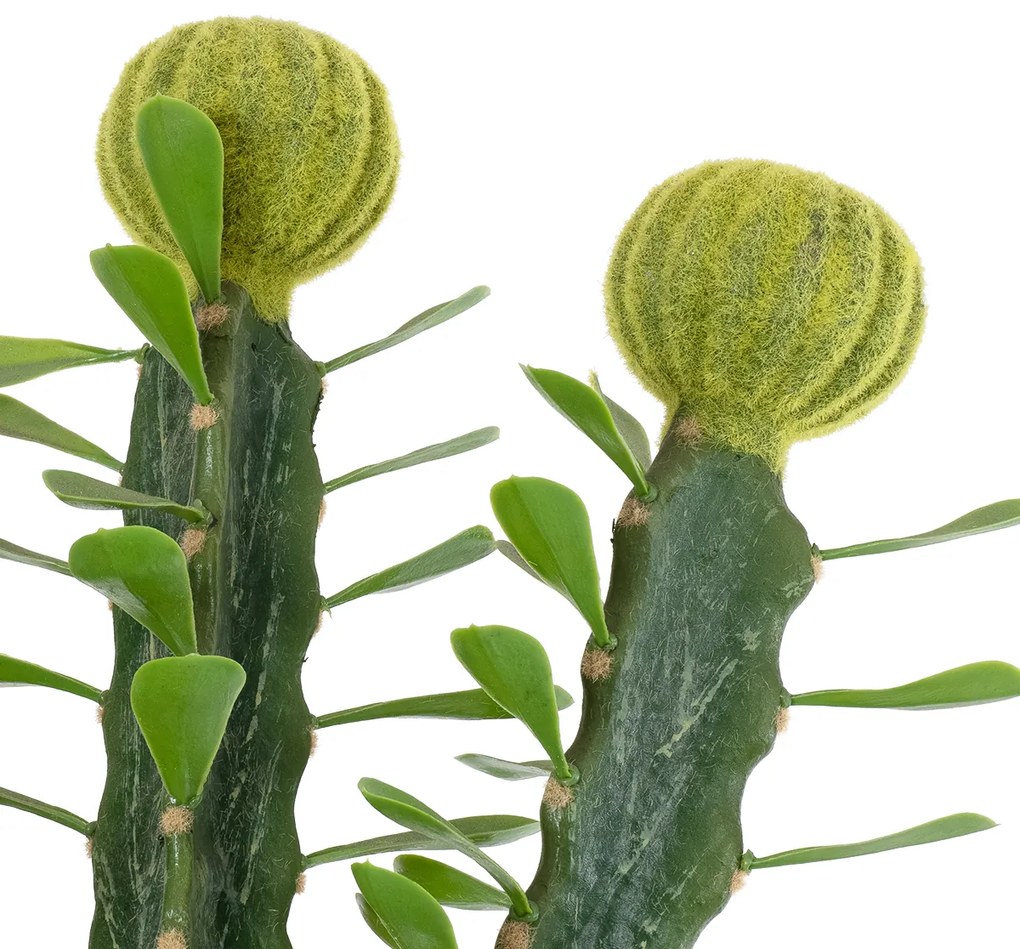 GloboStar® Artificial Garden CEREUS JAMACARU CACTUS 20193 Τεχνητό Διακοσμητικό Φυτό Κάκτος Κηρίος Υ120cm