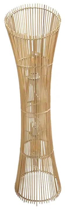 Φωτιστικό δαπέδου δίφωτο Gion Inart E27 φυσικό μπαμπού Φ29.5x118εκ Model: 299-000010