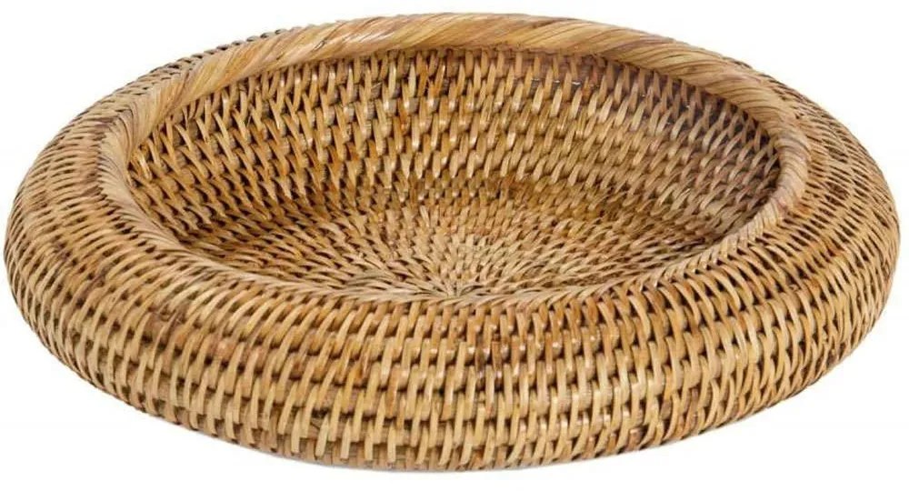 Διακοσμητική Πιατέλα AH-MS73189 Φ30x6cm Natural Andrea House Rattan