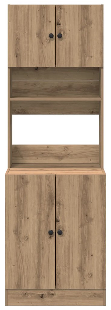 vidaXL Ντουλάπι Κουζίνας  από Ξύλο Δρυός 60x50x180 εκ. Κατασκευασμένο από Ξύλο.