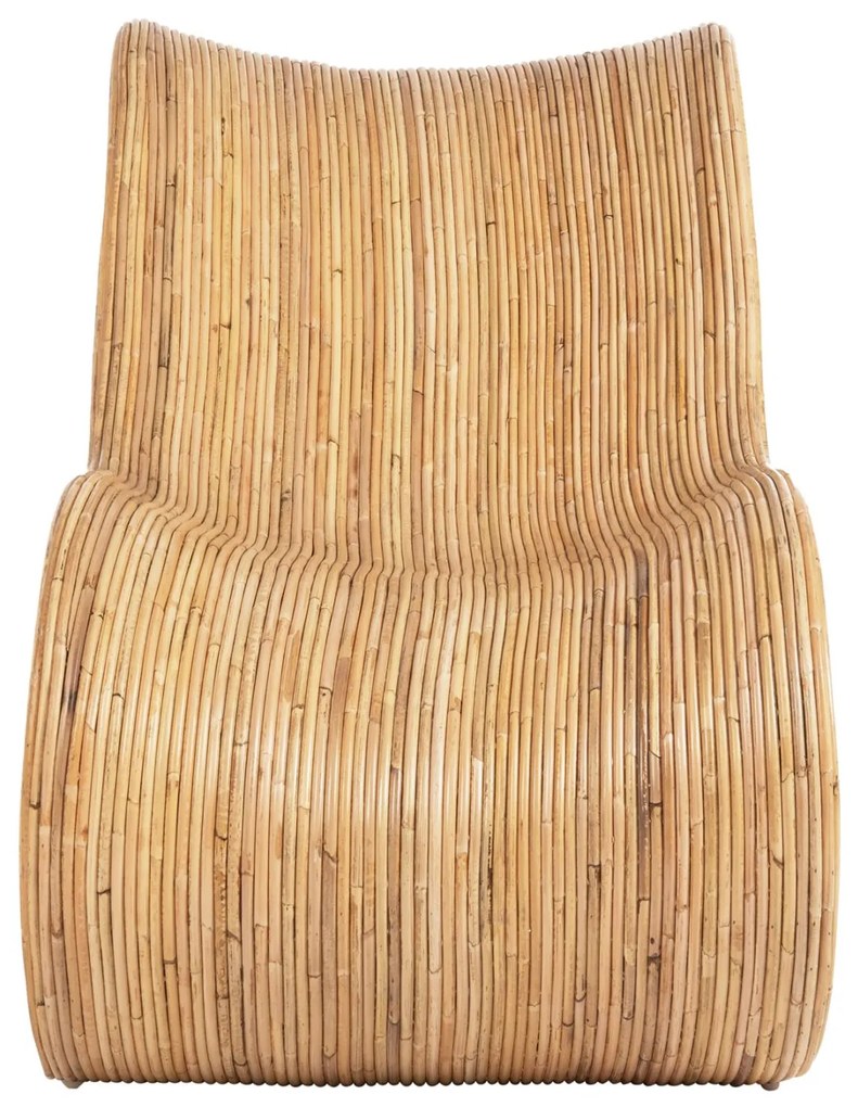 Καρέκλα - Πολυθρόνα CURVY LOUNGE C9645.01 Φυσικό Rattan 63x128x97Y εκ. 63x128x97 εκ.