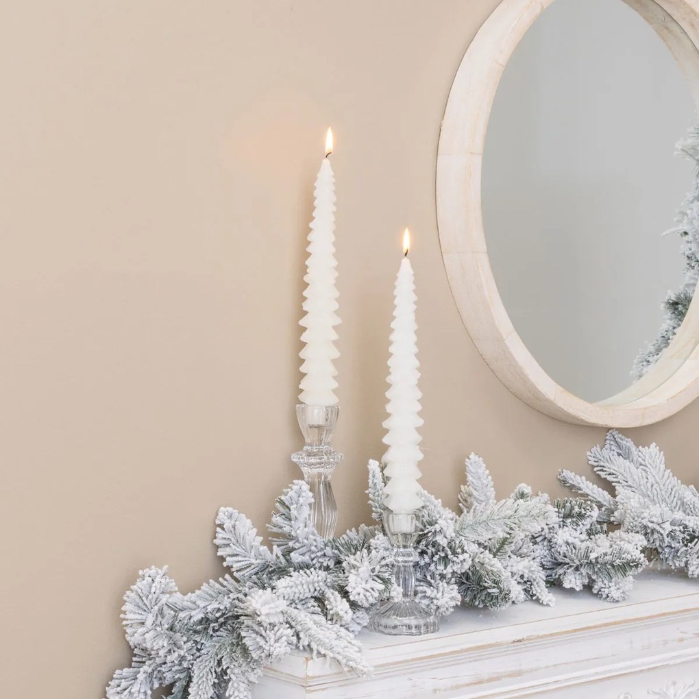 Κεριά Για Κηροπήγιο 25εκ. (Σετ 2τμχ) A-S White Tree 208429C