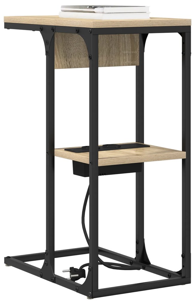 vidaXL Κομοδίνο Sonoma Oak 41.5 x 26 x 60.5 εκ Επεξεργασμένο ξύλο