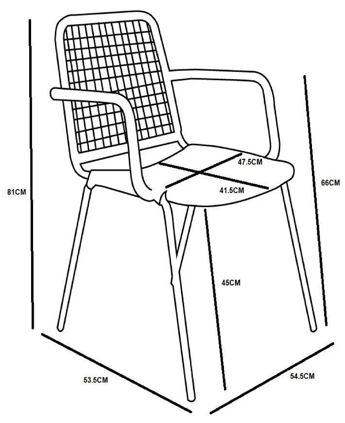 CATRIDGE/P ΚΑΡΕΚΛΑ ΦΥΣΙΚΟ ΣΚΟΥΡΟ 56x59xH80cm - 22-0083 - 22-0083