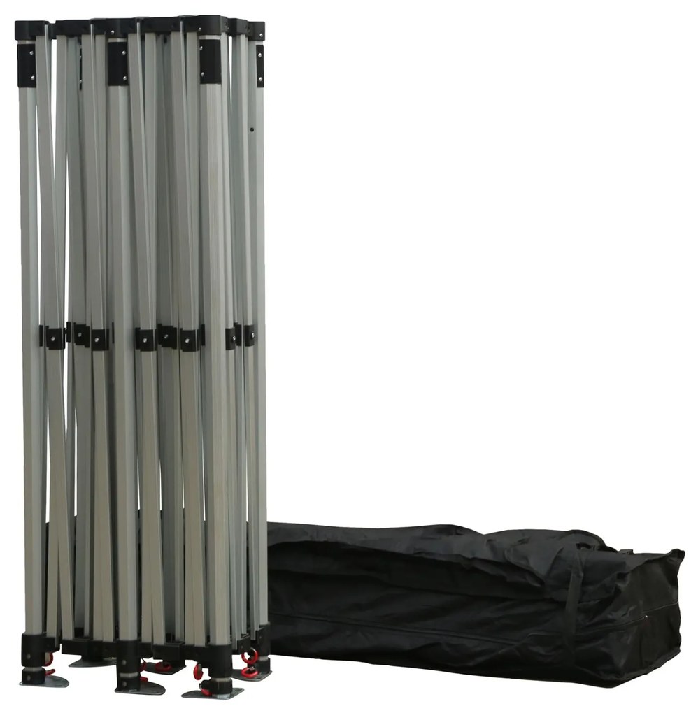 Κιόσκι Gazebo Επαγγελματικό Βαρέως τύπου Cressen C21099.01 Πτυσσόμενο Αλουμινίου 3x6x3,4Υμ.