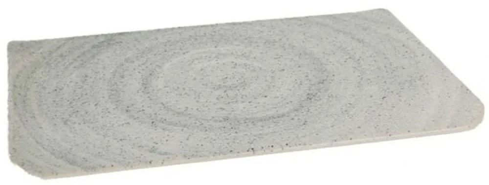 Πιατέλα Σερβιρίσματος Galassia 673103 30,3x20,9x2,1cm Grey Marva Ceramic