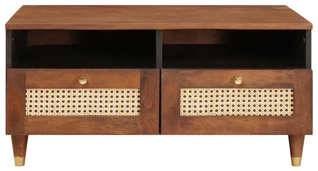 vidaXL Τραπεζάκια Σαλονιού with Drawer Καφέ 80 x 54 x 40 εκ