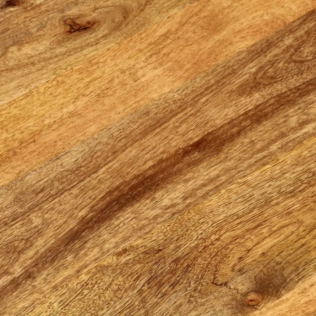 vidaXL Επιφάνεια Τραπεζιού Οβάλ 100x50x2,5 εκ. Μασίφ Ξύλο Μάνγκο