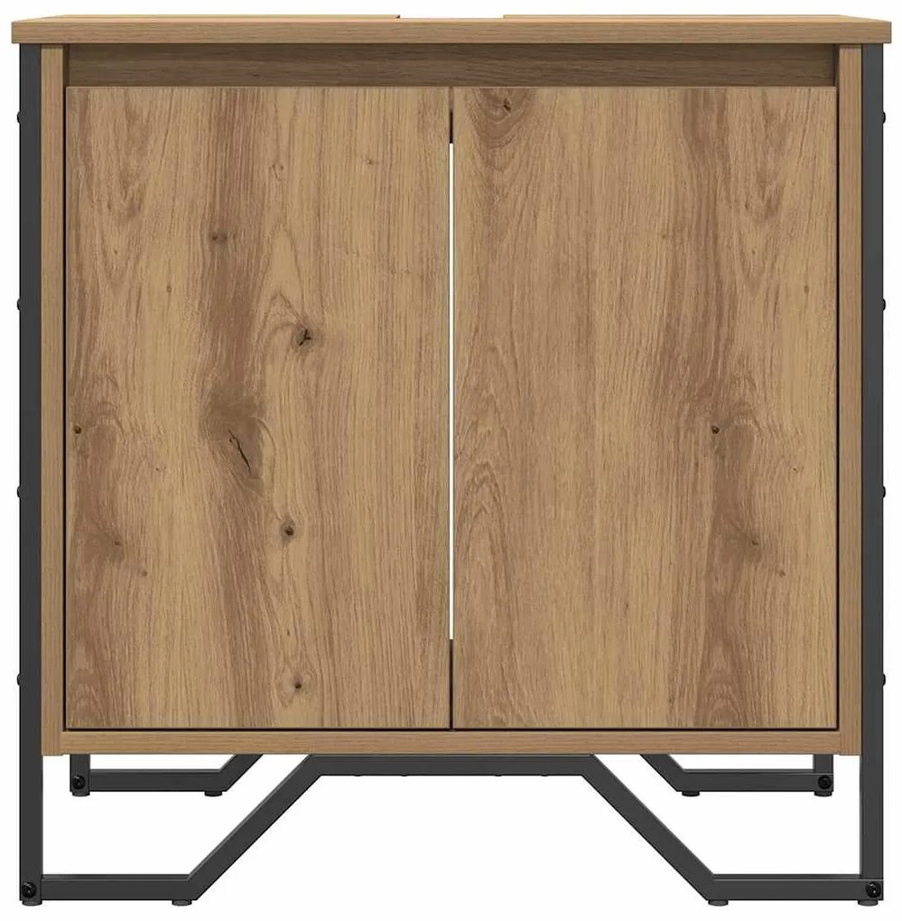 vidaXL Ντουλάπι Νιπτήρα με αποθήκευση Artisan Oak 60 x 35 x 60 εκ.