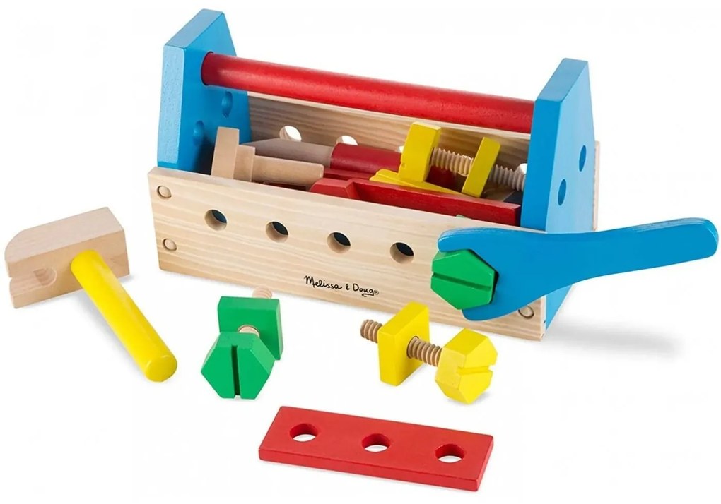 Ξύλινο Βαλιτσάκι με Εργαλεία + Βίδες  10494 Melissa + Doug