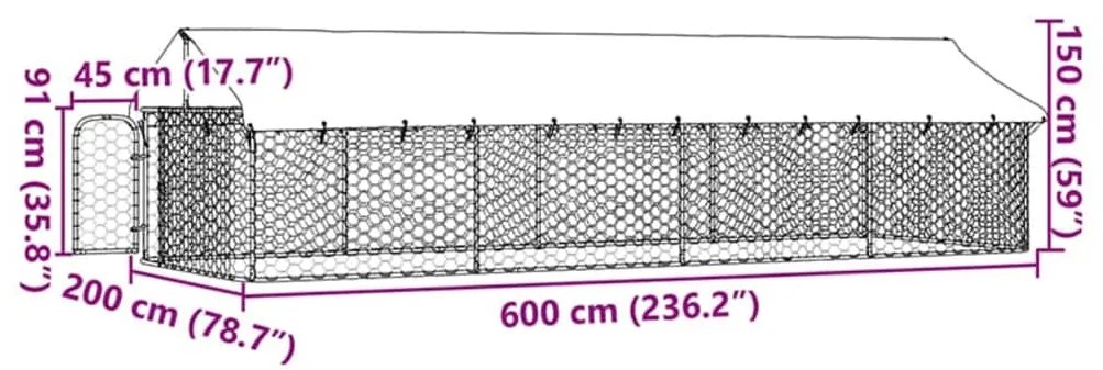 ΚΛΟΥΒΙ ΣΚΥΛΟΥ ΕΞΩΤΕΡΙΚΟΥ ΧΩΡΟΥ 600 X 200 X 150 ΕΚ. ΜΕ ΣΤΕΓΑΣΤΡΟ 171500