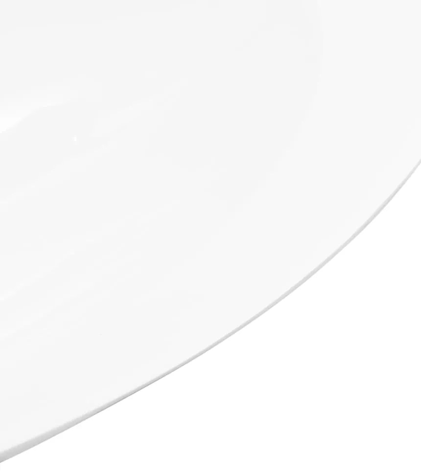 vidaXL Νιπτήρας Λευκός 59,3x35,1x10,7 εκ. Συνθετικός Τεχνητό Μάρμαρο