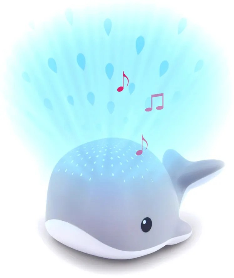 WALLY Φάλαινα Προβολέας Σταγόνες Ωκεανού με Λευκούς Ήχους ZAZU