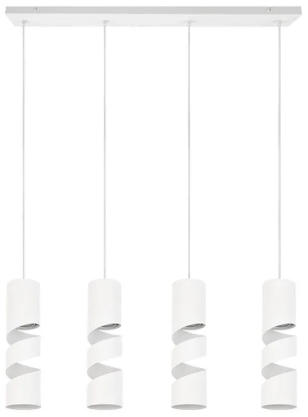 Φωτιστικό Οροφής - Ράγα Stream 364000431 80x9x150cm 4xGU10 10W White Trio Lighting