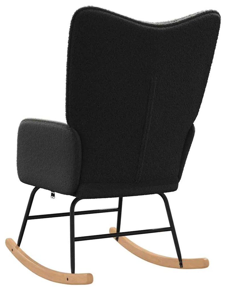 vidaXL Χαλαρωτική Πολυθρόνα Μαύρο 61 x 78 x 98 εκ. ύφασμα