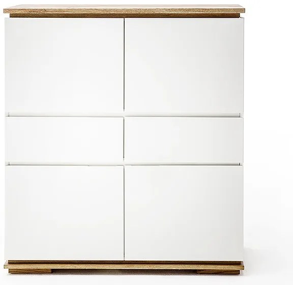 Μπουφές Μαύρη Λάκα 102x115x40